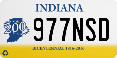 IN license plate 977NSD