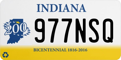 IN license plate 977NSQ