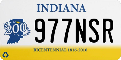 IN license plate 977NSR