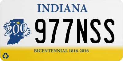 IN license plate 977NSS
