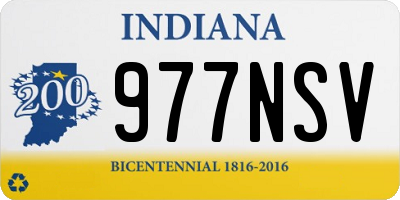 IN license plate 977NSV