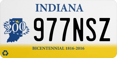 IN license plate 977NSZ