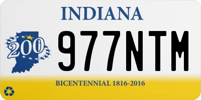 IN license plate 977NTM