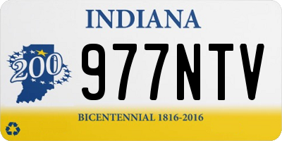 IN license plate 977NTV