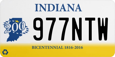 IN license plate 977NTW