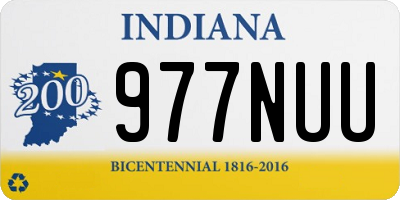 IN license plate 977NUU