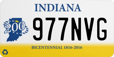 IN license plate 977NVG