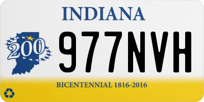 IN license plate 977NVH