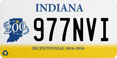 IN license plate 977NVI