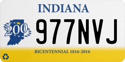 IN license plate 977NVJ