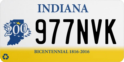 IN license plate 977NVK