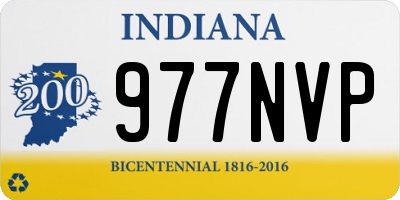 IN license plate 977NVP