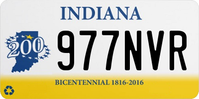 IN license plate 977NVR