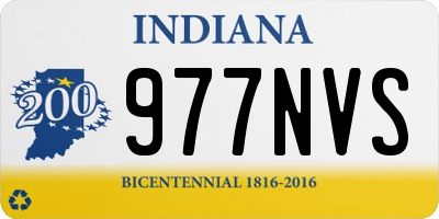 IN license plate 977NVS