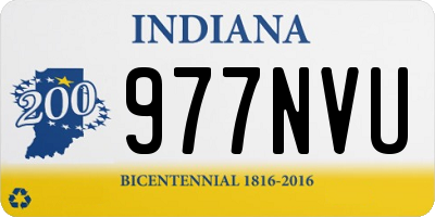 IN license plate 977NVU