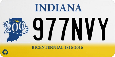 IN license plate 977NVY