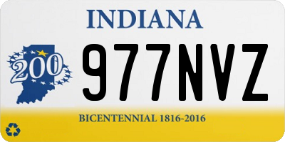 IN license plate 977NVZ