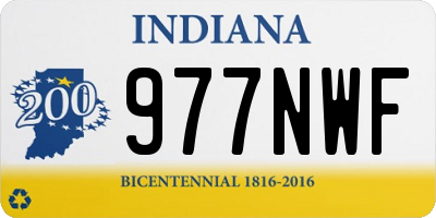 IN license plate 977NWF