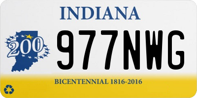 IN license plate 977NWG