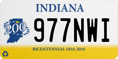 IN license plate 977NWI