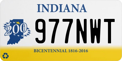 IN license plate 977NWT