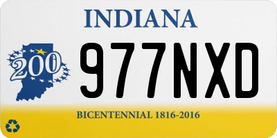 IN license plate 977NXD