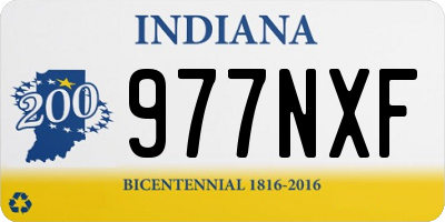 IN license plate 977NXF
