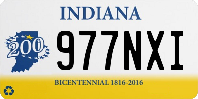IN license plate 977NXI