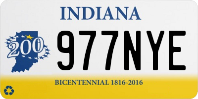 IN license plate 977NYE