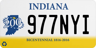 IN license plate 977NYI