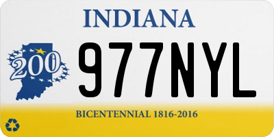 IN license plate 977NYL