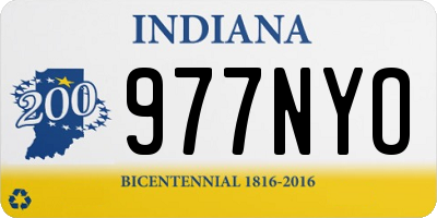 IN license plate 977NYO