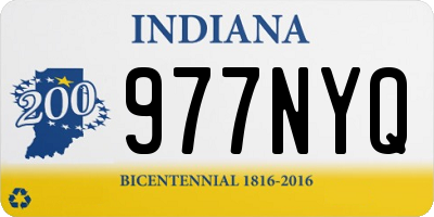 IN license plate 977NYQ