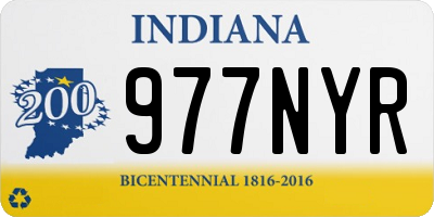 IN license plate 977NYR