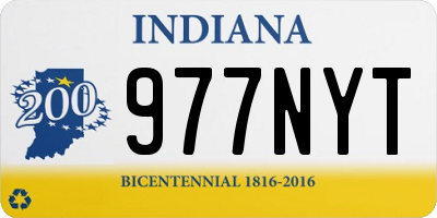 IN license plate 977NYT