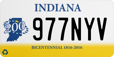 IN license plate 977NYV
