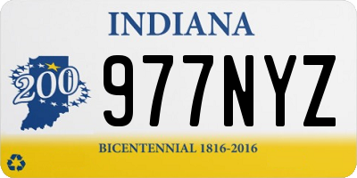 IN license plate 977NYZ