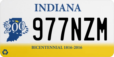 IN license plate 977NZM