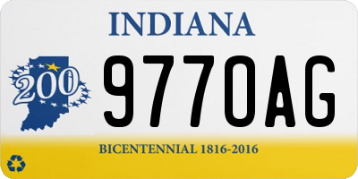 IN license plate 977OAG