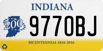 IN license plate 977OBJ
