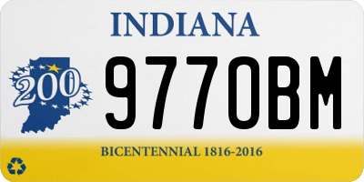 IN license plate 977OBM
