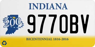 IN license plate 977OBV