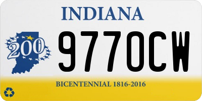 IN license plate 977OCW