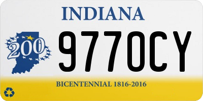 IN license plate 977OCY