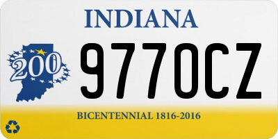 IN license plate 977OCZ