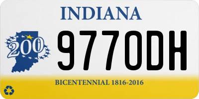 IN license plate 977ODH