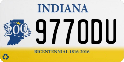 IN license plate 977ODU