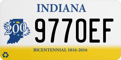IN license plate 977OEF