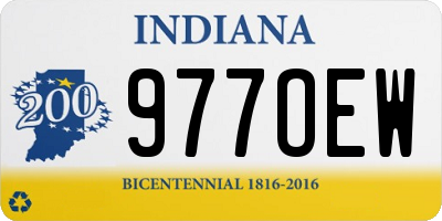 IN license plate 977OEW