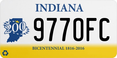 IN license plate 977OFC